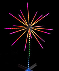 LED APP Lightshow Meteor on Stand 2.7m