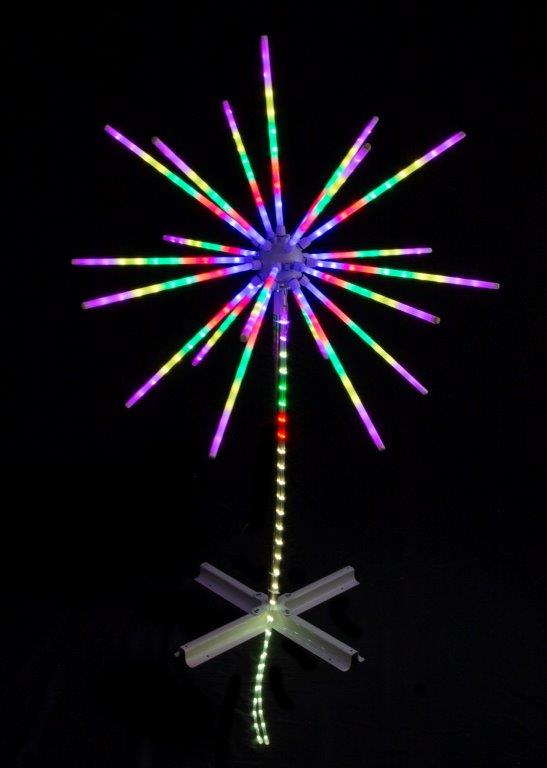 LED APP Lightshow Meteor on Stand 2.7m