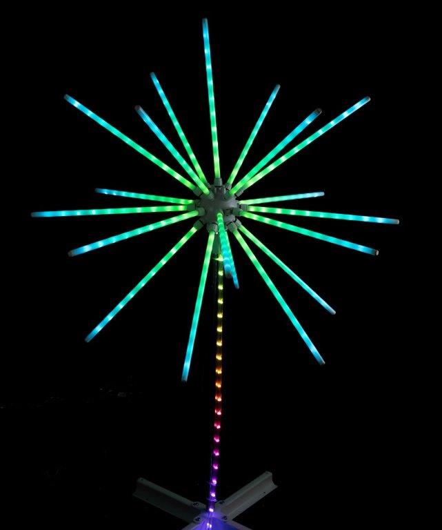 LED APP Lightshow Meteor on Stand 2.7m