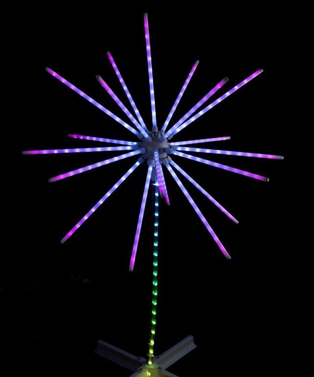 LED APP Lightshow Meteor on Stand 2.7m