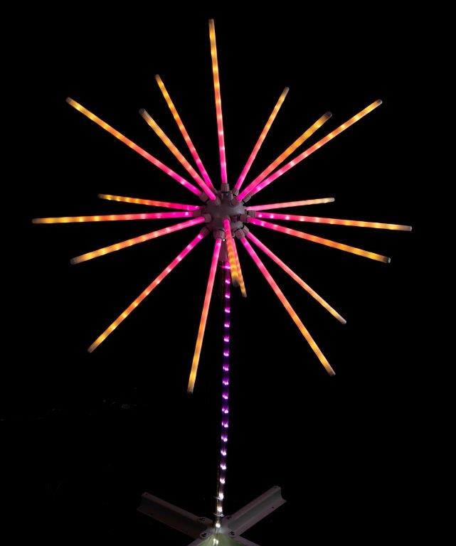 LED APP Lightshow Meteor on Stand 2.7m