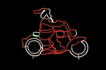 LED Flexi Strip Santa Motorbike