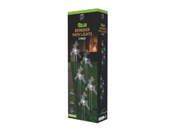 Solar LED Reindeer Path Lights 5 Pack