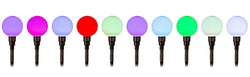 LED Colour-Changing Path Ball Lights 10 Pack