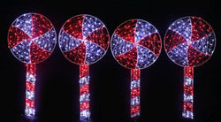 LED Starry Wire Lollipop Path Lights 4 Pack