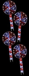 LED Starry Wire Lollipop Path Lights 4 Pack