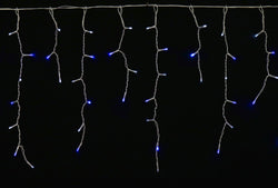 Solar LED Icicles Lights 200 LED asst colours