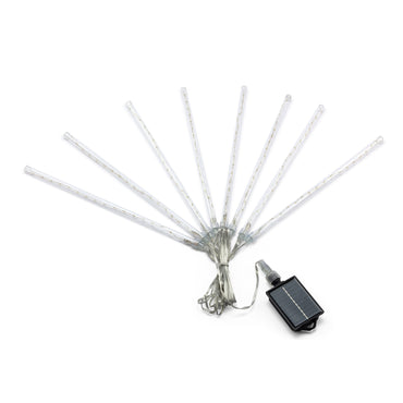 Solar LED Rainfall Tube Lights 8pk Asst