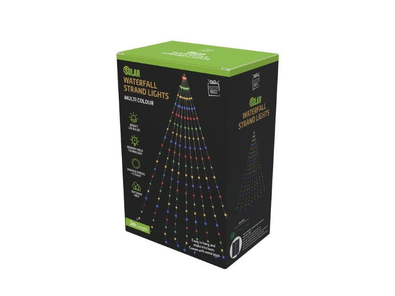 LED Solar Star Sail Flexi Lights 2m