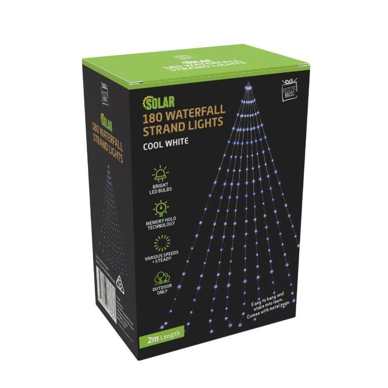 LED Solar Star Sail Flexi Lights 2m