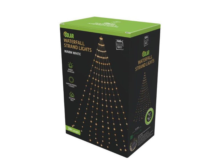 LED Solar Star Sail Flexi Lights 2m