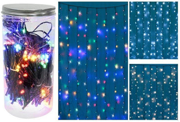 LED 200 Battery Operated Curtain Lights
