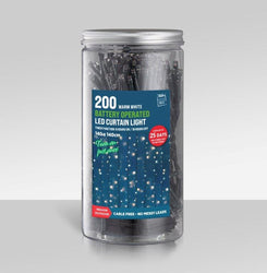 LED 200 Battery Operated Curtain Lights