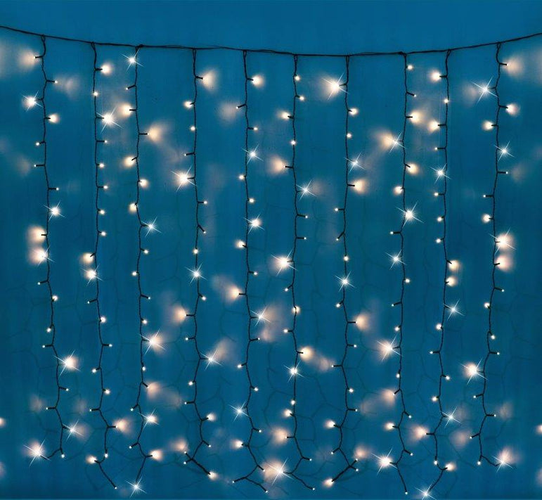 LED 200 Battery Operated Curtain Lights
