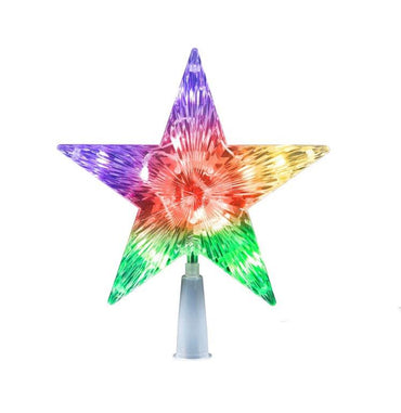 USB LED Lightshow Star Topper 19cm