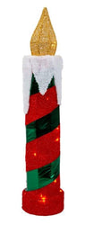 LED Twinkle Tinsel Candle 77cm