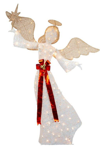 LED Dancing Angel with Long Bow 175cm