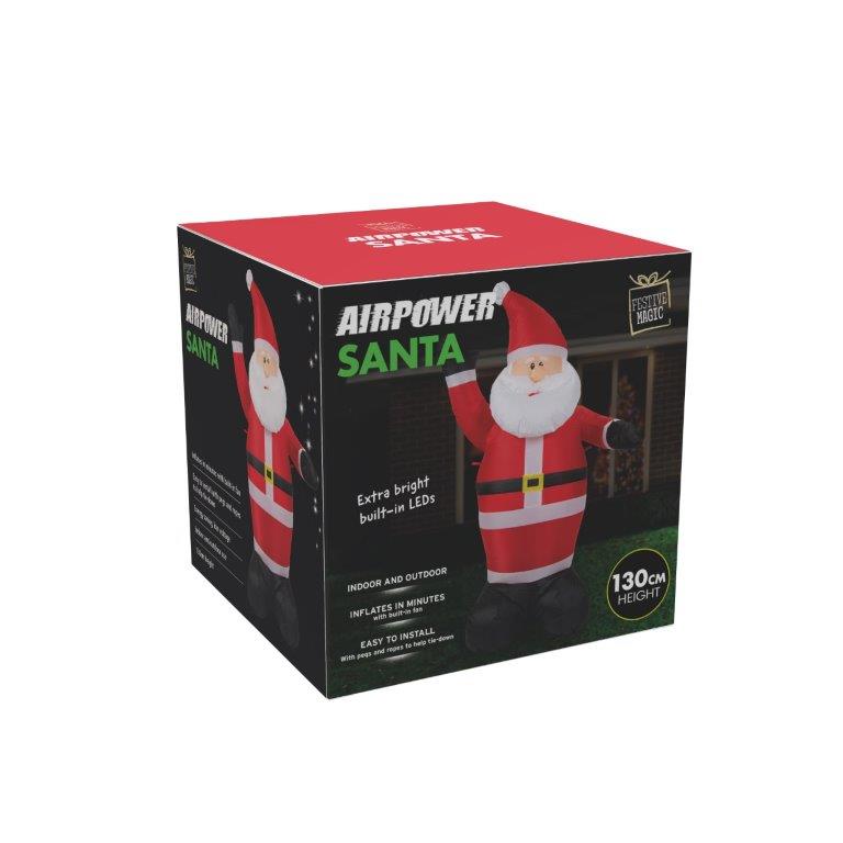 Inflatable Santa 130cm