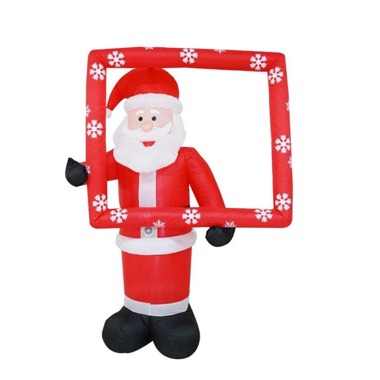 Inflatable Musical Photo Opp Santa 180cm