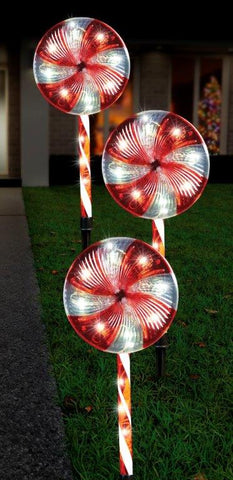 LED Jumbo Lollipop Path Lights 6 Pack