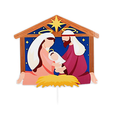 Nativity Yard Decorations Corflute 9pk