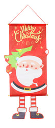 Christmas Banner w/Legs Printed 110cm Asst