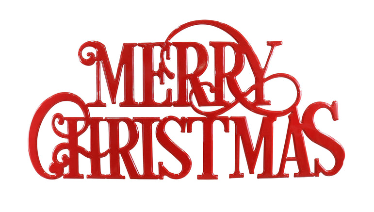 Metal Merry Christmas Arch Sign / Font Merry Christmas asst