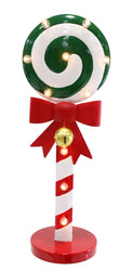 LED Metal Candy cane/Lollipop B/0