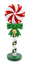 LED Metal Candy cane/Lollipop B/0