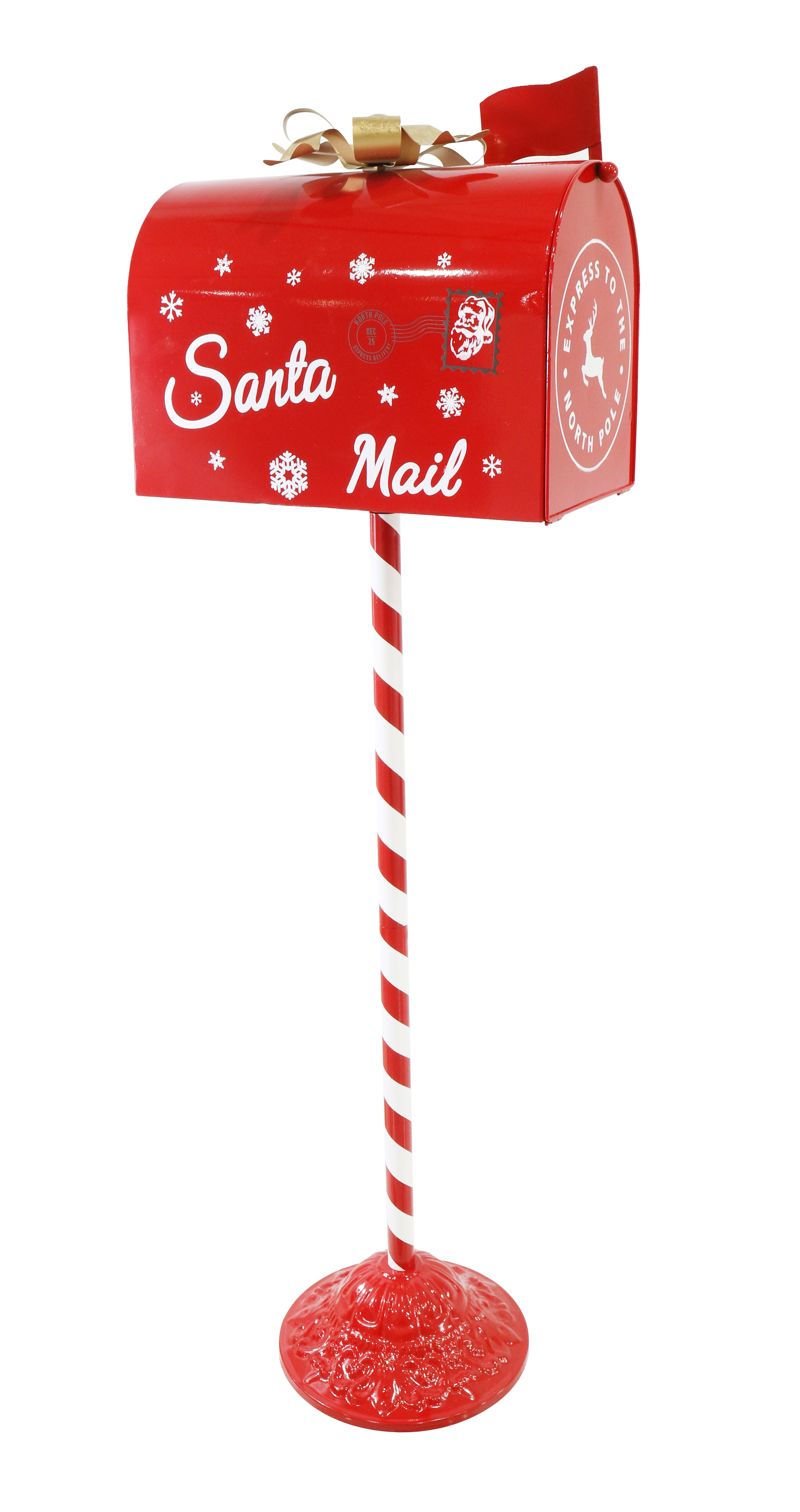 Deluxe Christmas Metal Letter Box 114cm
