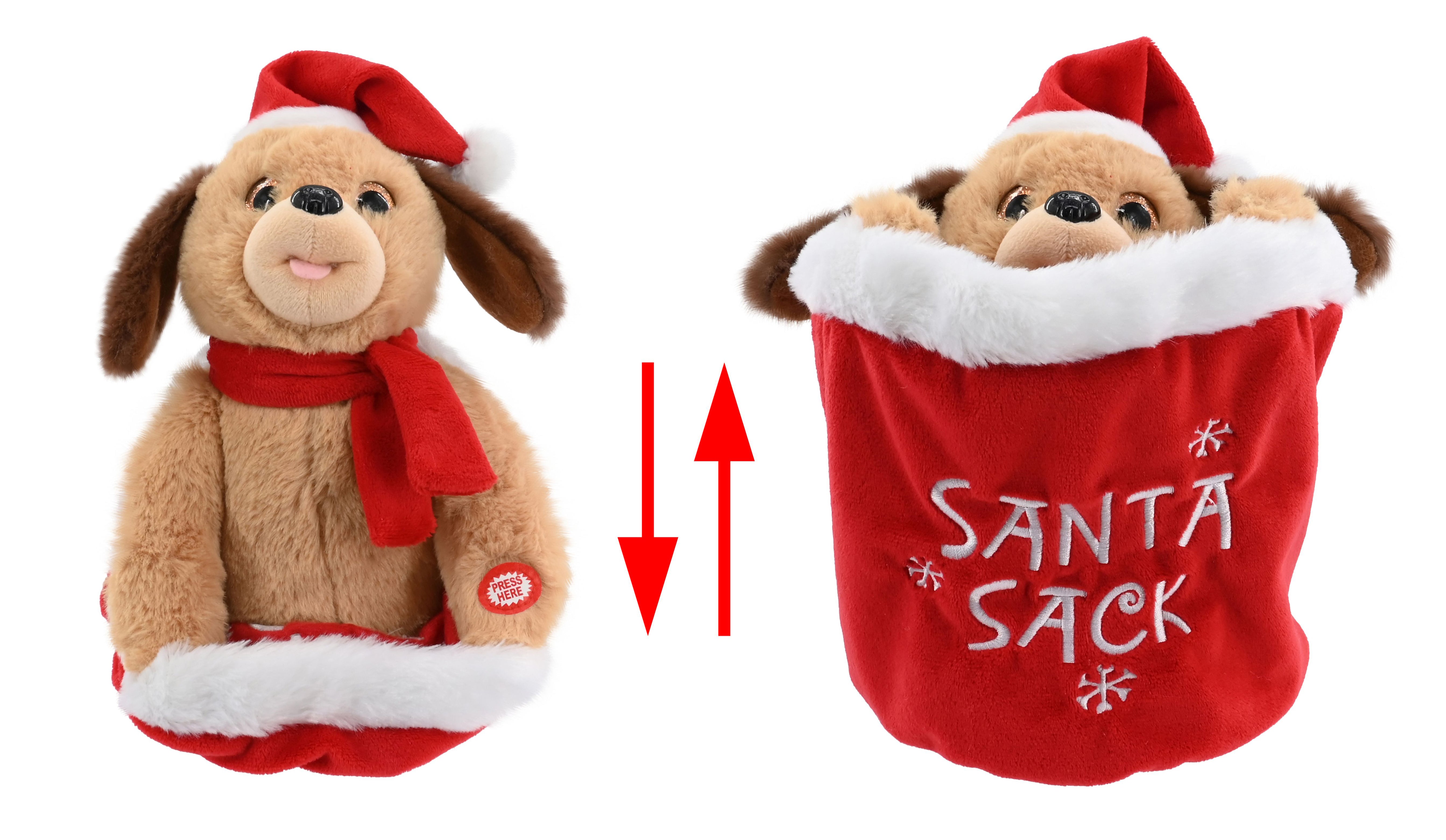 Musical Hide N Seek Character In Santa Sack Asst