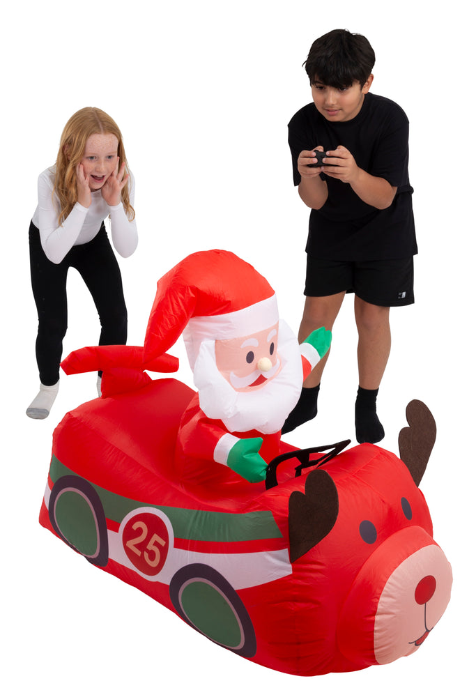 R/C Musical Santa Reindeer Race Car BO