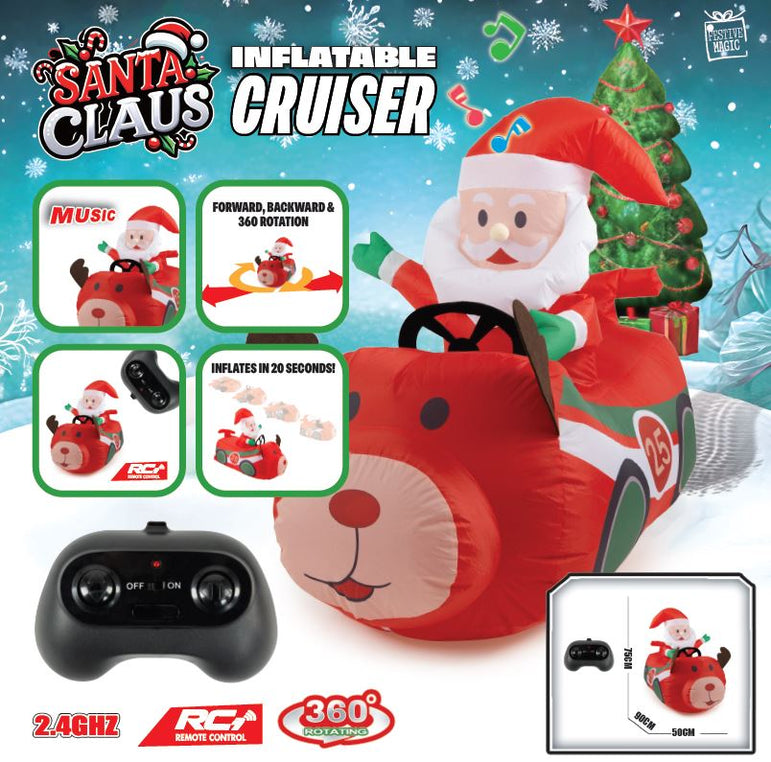 R/C Musical Santa Reindeer Race Car BO