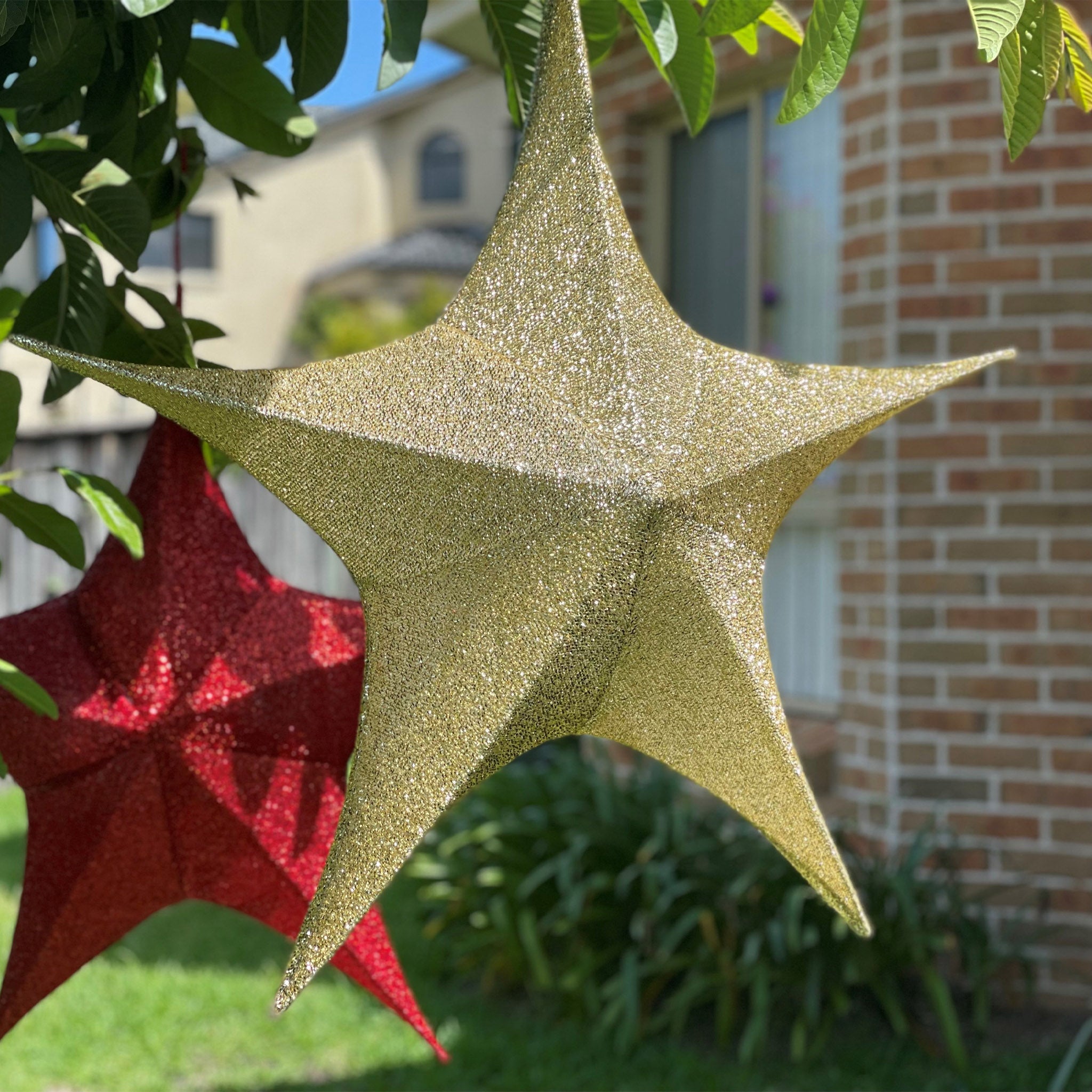 Pop-Up Tinsel Star