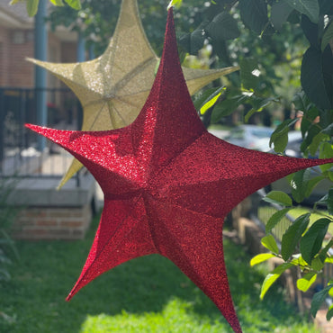 Pop-Up Tinsel Star