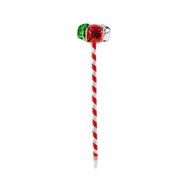 Jingle Bells Candy Striped Pen