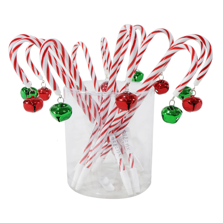 Jingle Bells Candy Striped Pen