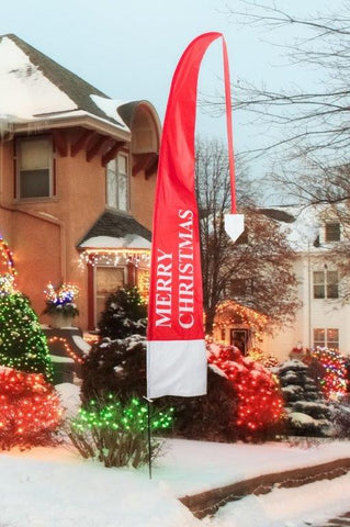 Santa Hat Flag 3.75m