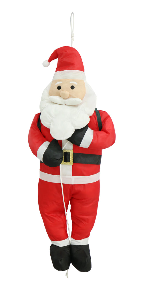 Nylon outdoor Santa 120cm Asst