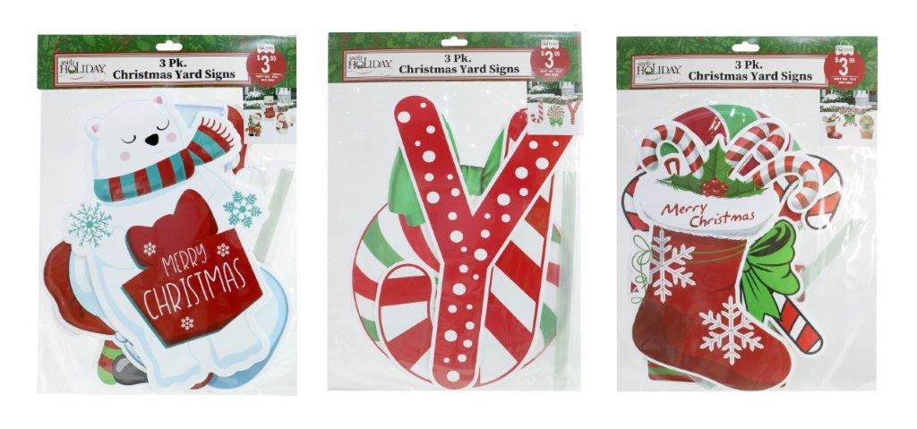 Christmas Yard Decoration Corflute