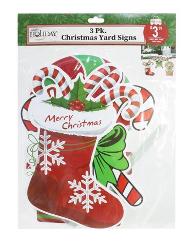 Christmas Yard Decoration Corflute