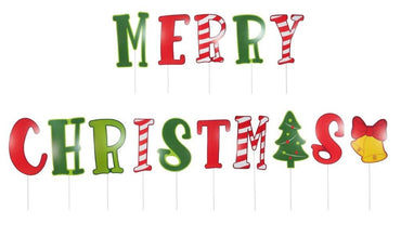 Merry Christmas Yard Decoration Corflute