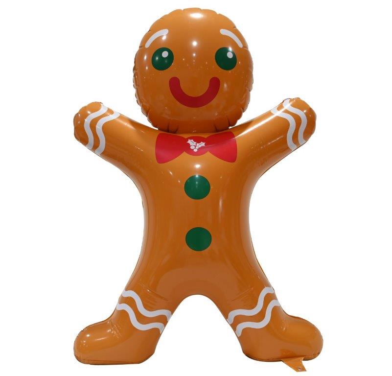 Inflatable Gingerbread Man 100cm