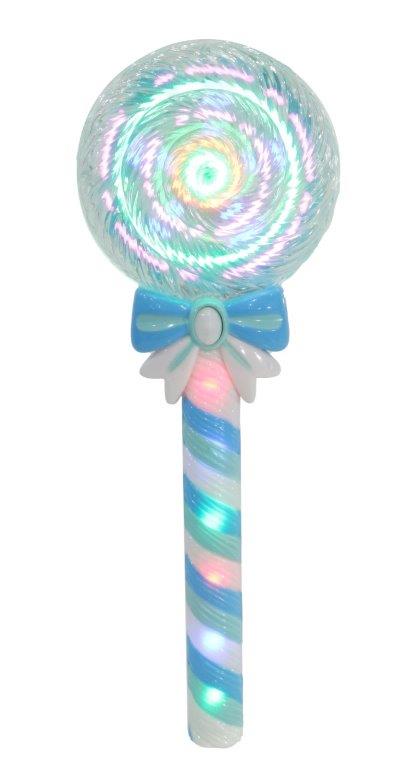 Light Up Lollipop Spinning Wand 30cm