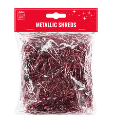 Metallic Christmas Hamper Shreds 25gm Asst