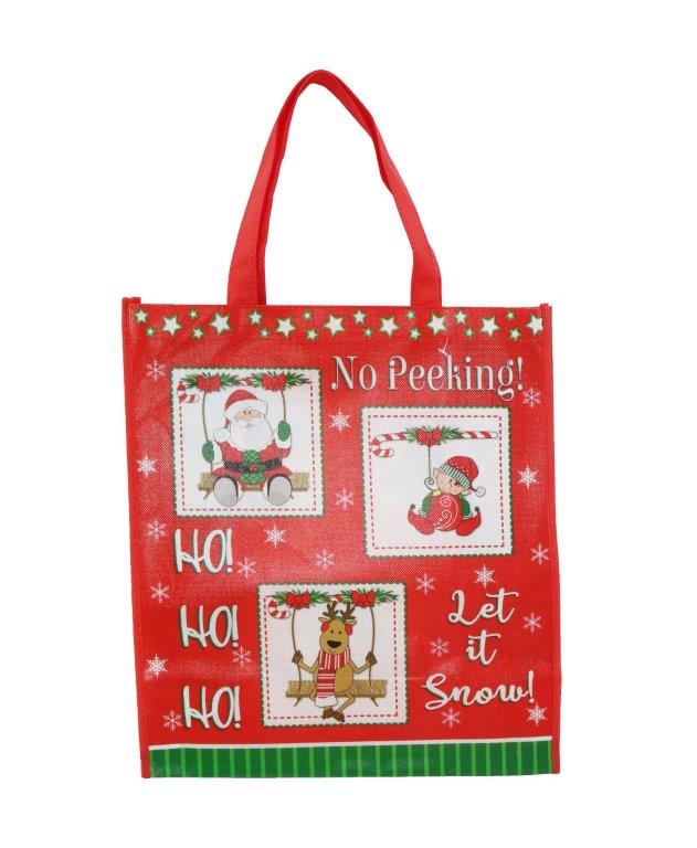 PE Christmas Shopper Bags