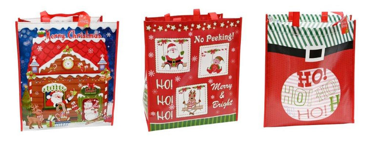 PE Christmas Shopper Bags