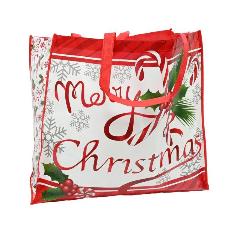 PE Merry Christmas Shopper Bags