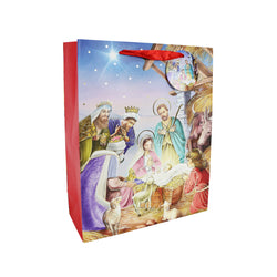 Foiled Gift Bag Nativity