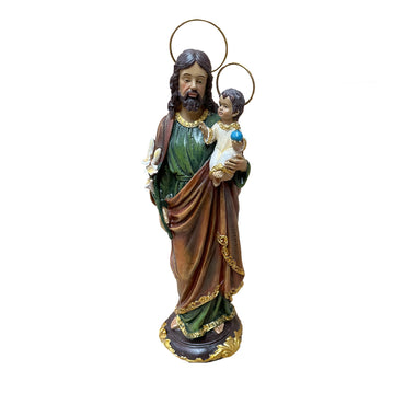 St. Joseph Holding Baby Jesus (30 cm)